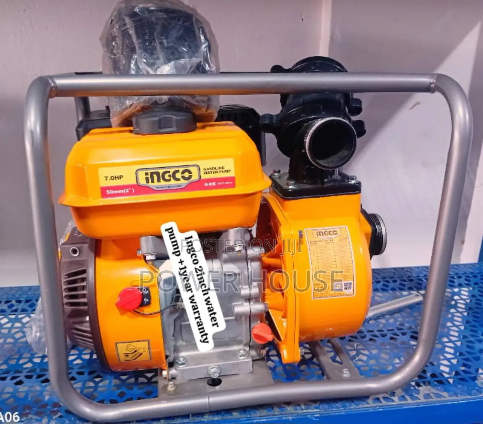 Pump Navigator Ingco Petrol 2inch Water Pump 7.5hp Cool