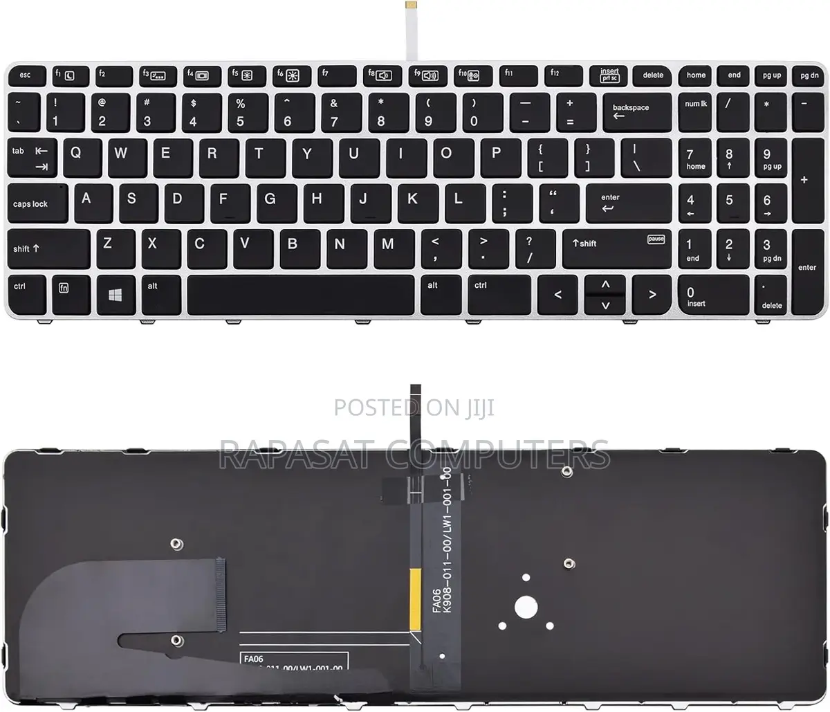 Hp 850 G3 Zbook 15u G4 Backlit Keyboard