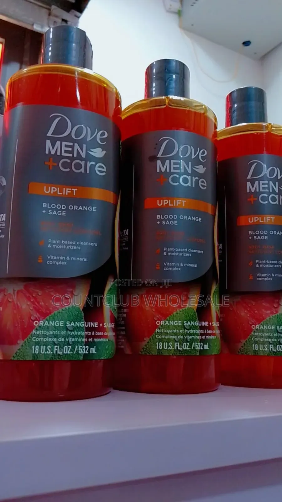 Dove Men+Care Uplift Body Wash 532ml
