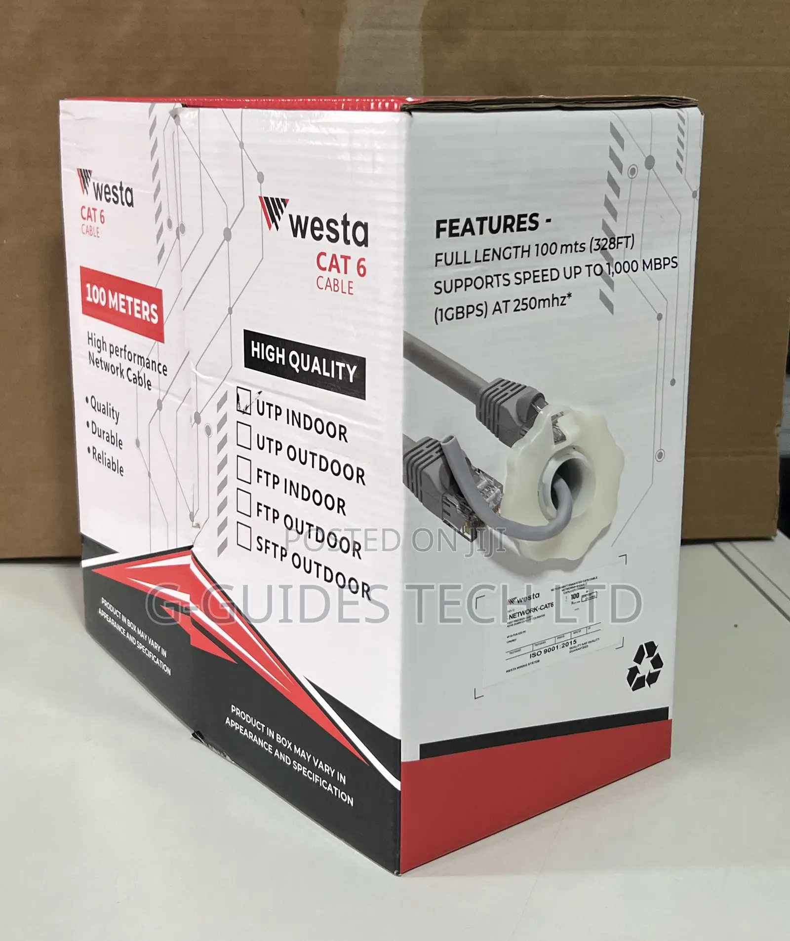 Westa Cat6 Utp Indoor Cable 100m
