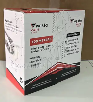 Westa Cat6 Utp Indoor Cable 100m