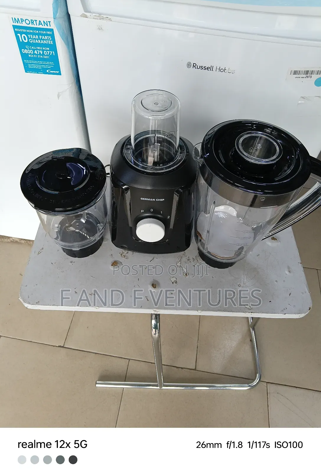3in1 Plastic Jug Blender