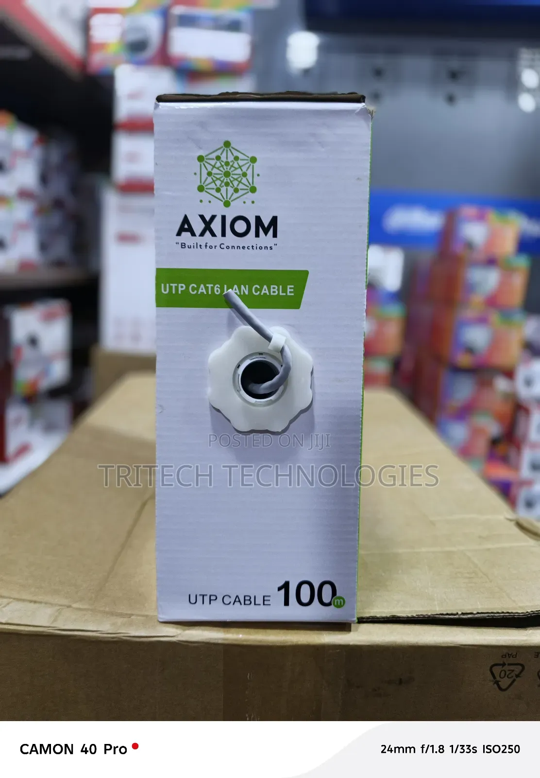 Axiom Cat6 Network Cable 100m Utp