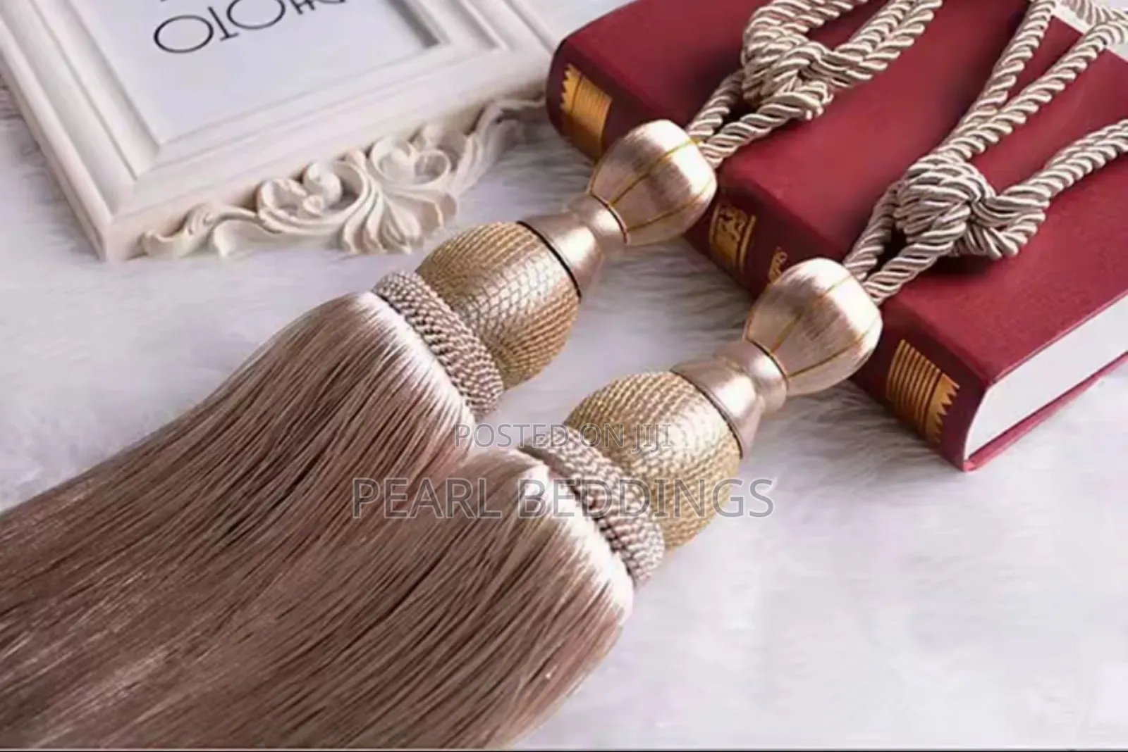 Premium Luxurious Curtains Tiebacks With It Hooks Available