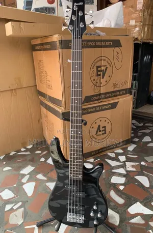 Black Ibanez Passive Bass Guitar (5strings)