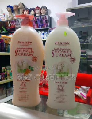 Fruiser Shower Cream, Goat’S Milk Uv White With Carrot