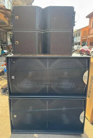 Martins Audio Double Sub Speaker,Line Array Speaker Full Set