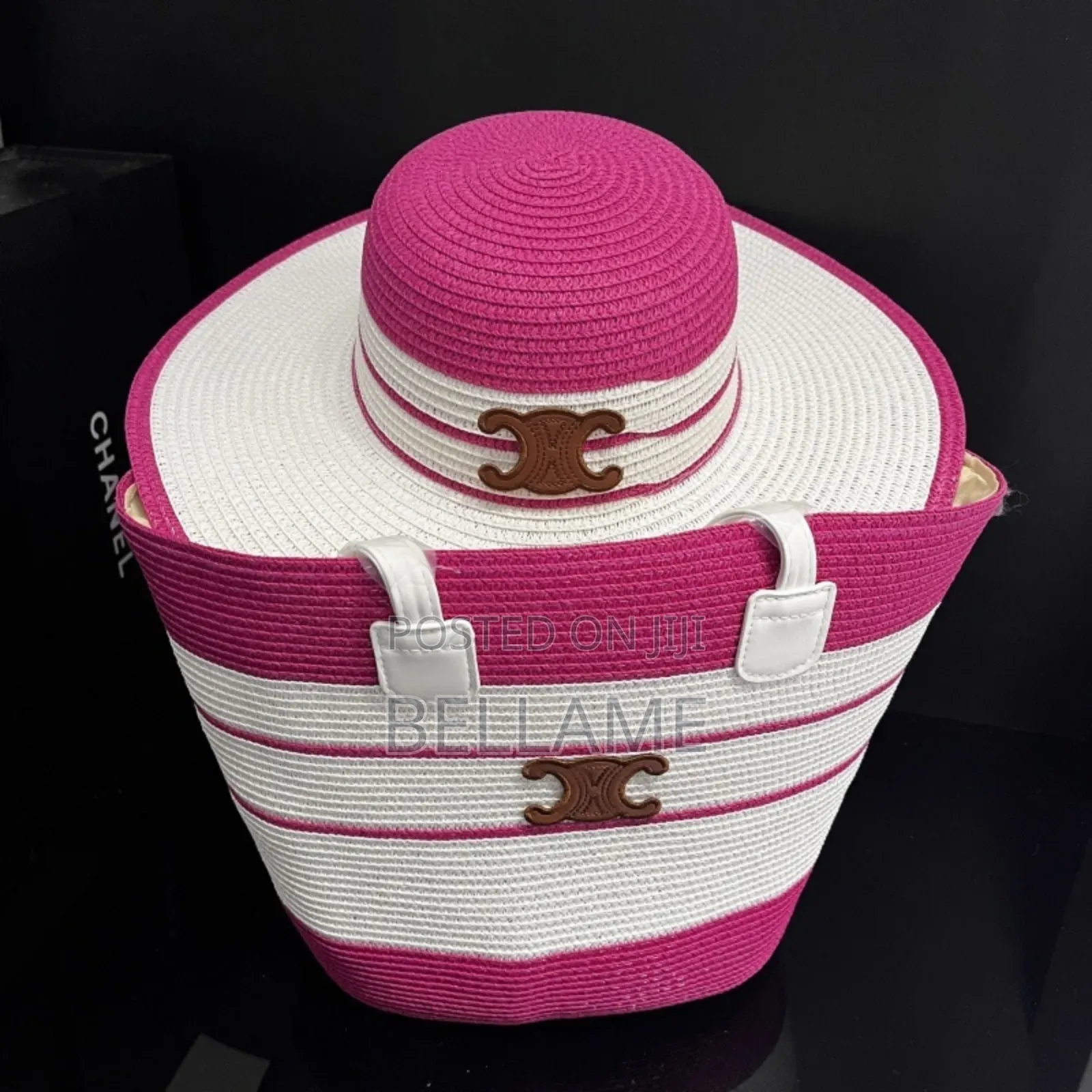 Summer Straw Bag Set