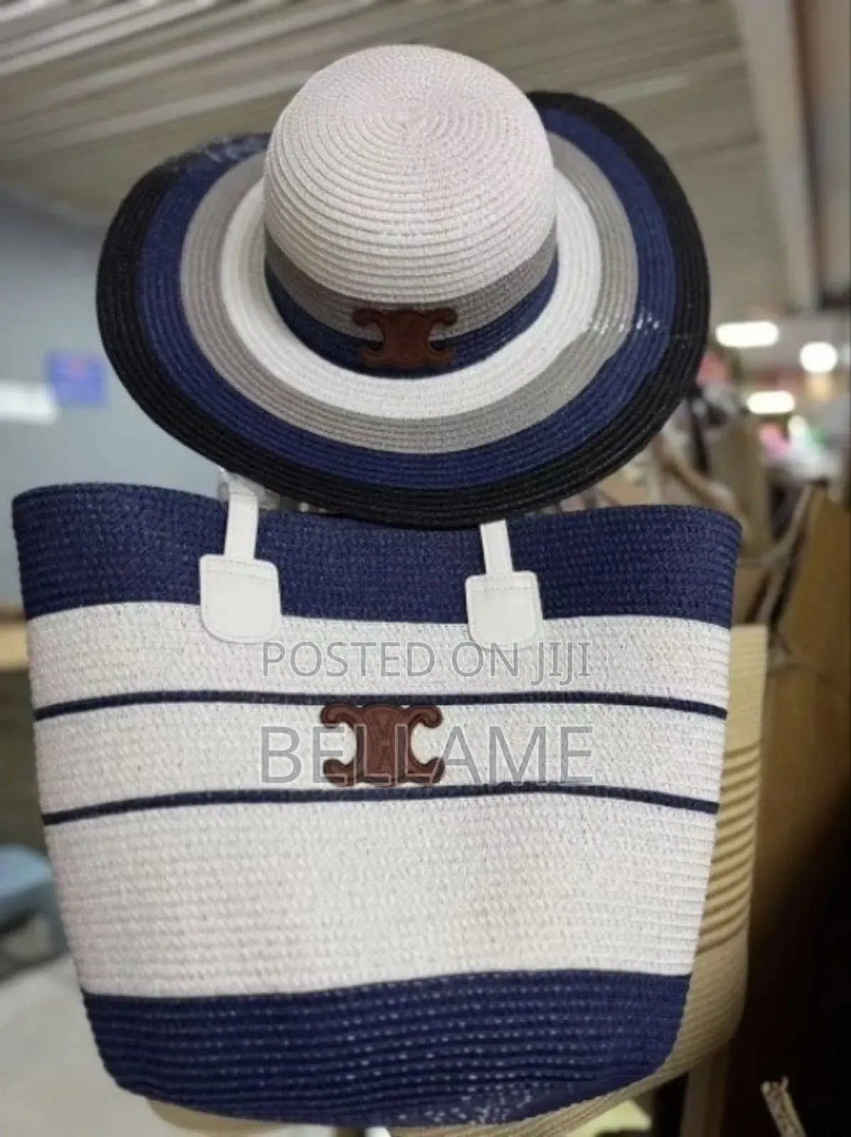 Summer Straw Bag Set