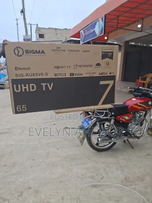 Frameless Sigma 65 Inches Smart Android Tv Uhd Available
