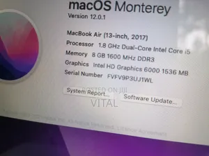 Laptop Apple MacBook Air 2017 8GB Intel Core I5 SSD 256GB