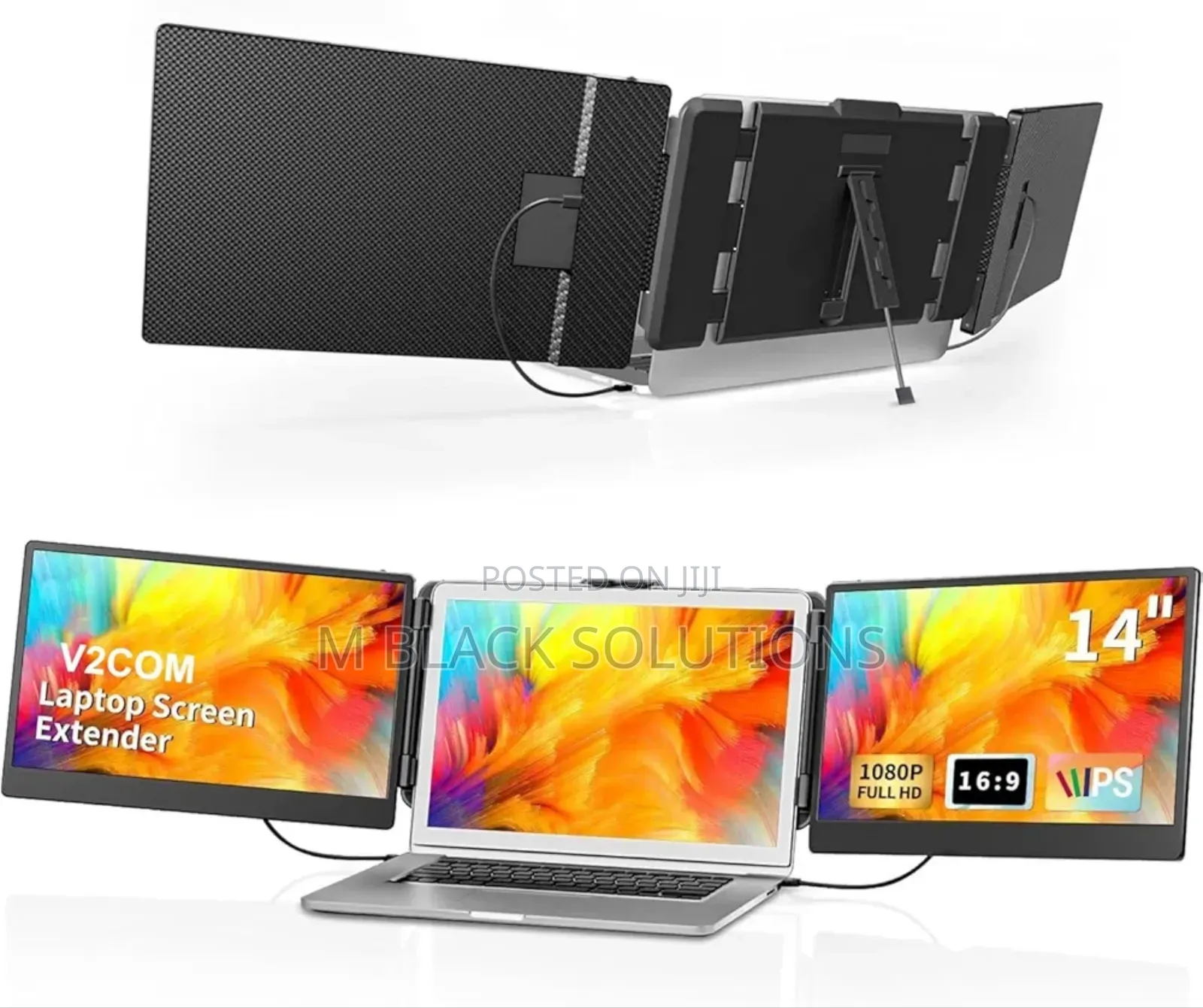 V2com S2 Is a Portable, Triple-Screen Laptop Extender