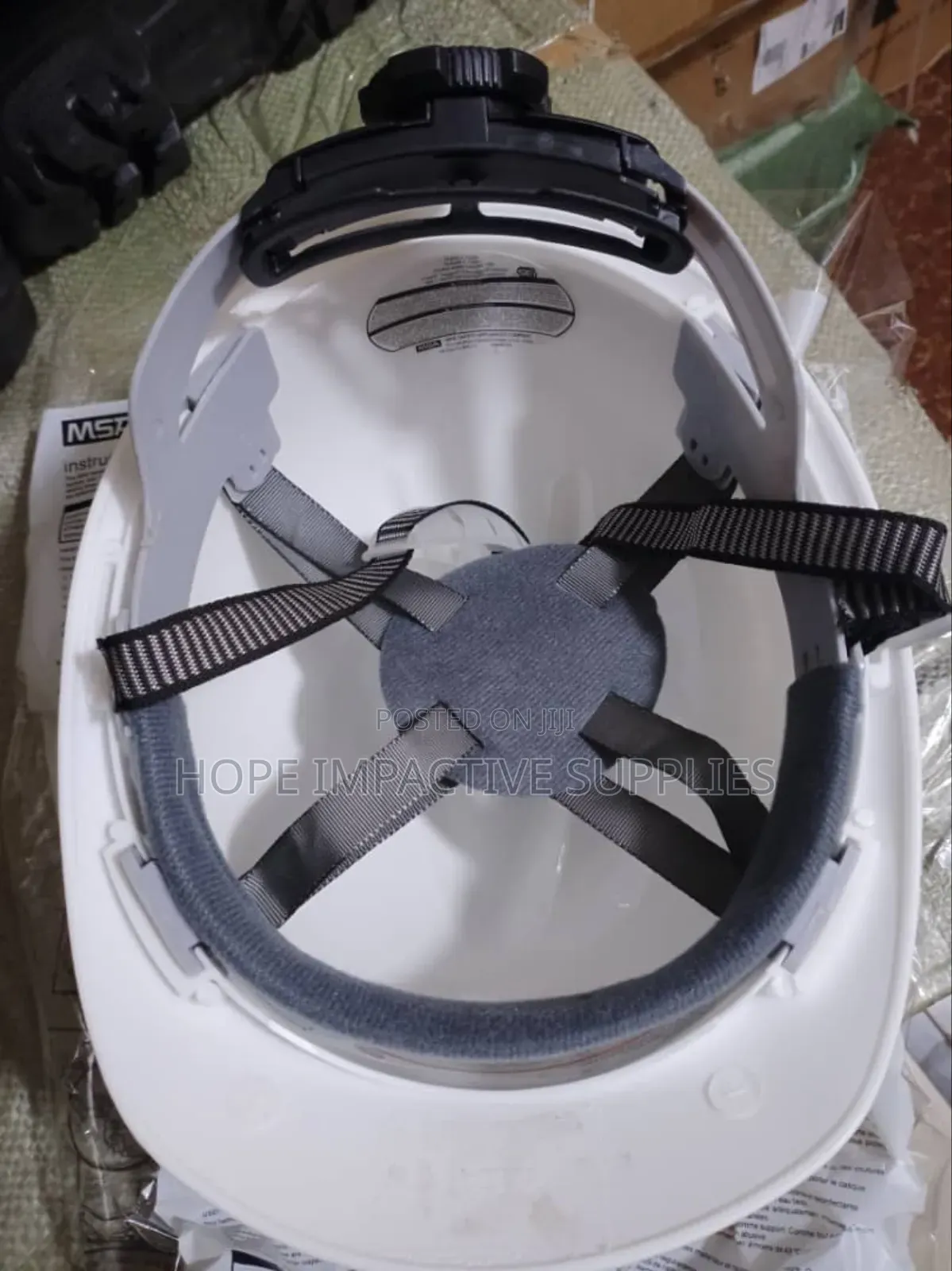 Msa Safety Helmet Without Vents.