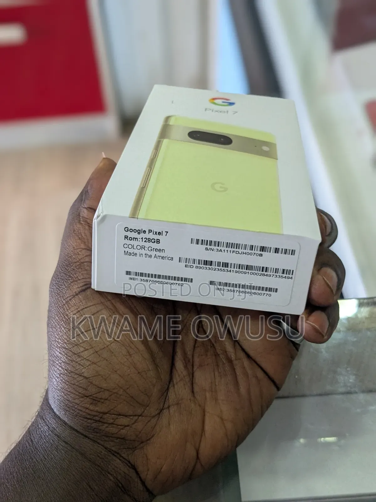 New Google Pixel 7 128 GB Green