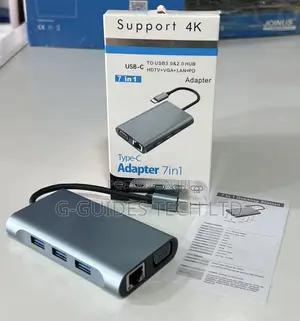 7-in-1 Usb-C Multiport Adapter, 7 in 1 Type-C Adapter