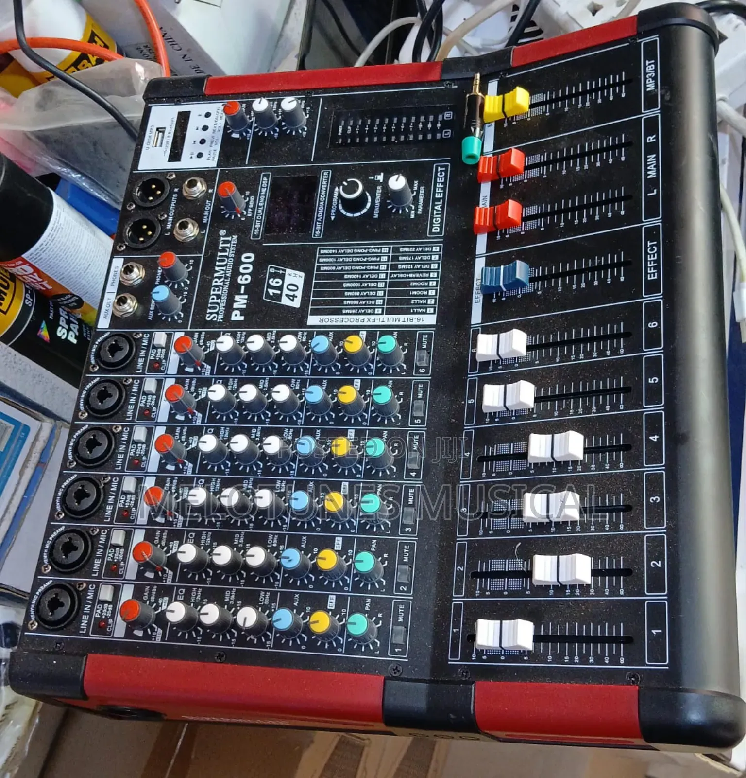Supermulti Pm-600 Professional Audio System Mixer.
