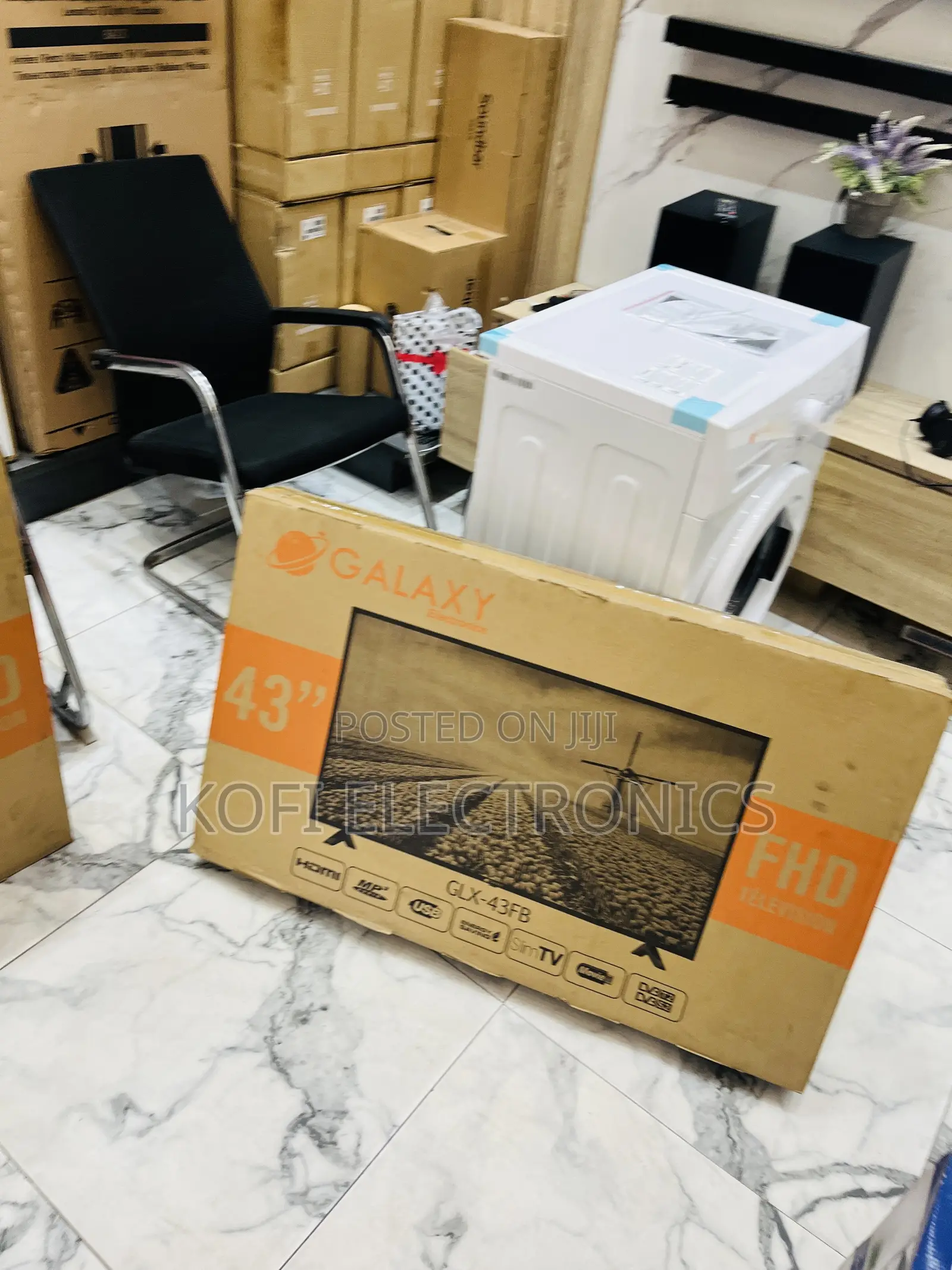 Fresh in Box Galaxy 43 Inch Digital Satellite Television.