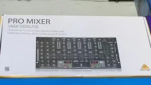 Behringer Pro Mixer Vmx1000usb 7-Channel Rack-Mount Dj Mixer