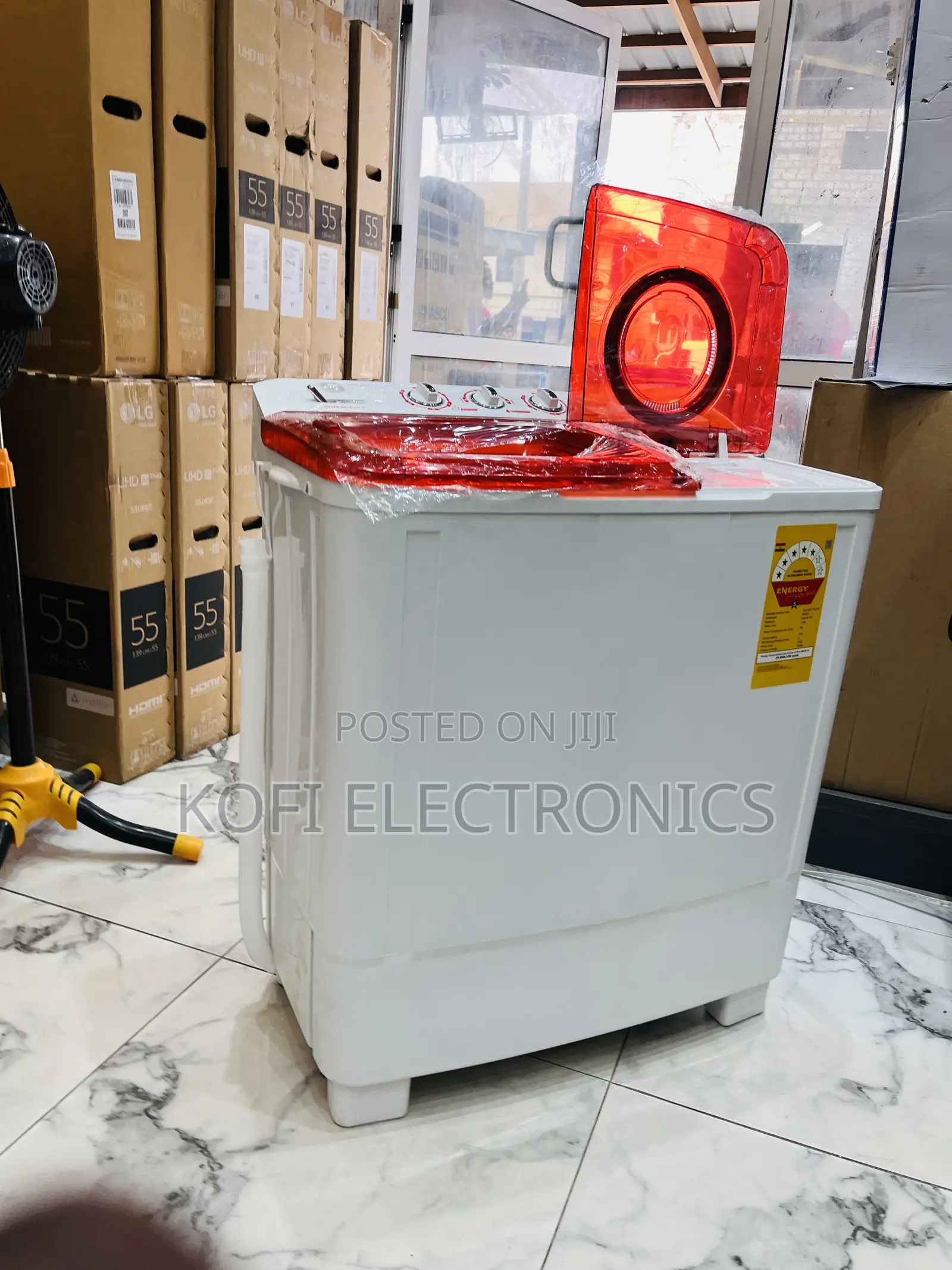 Energy Saving Nasco 8kg Top Load Washing Machine.