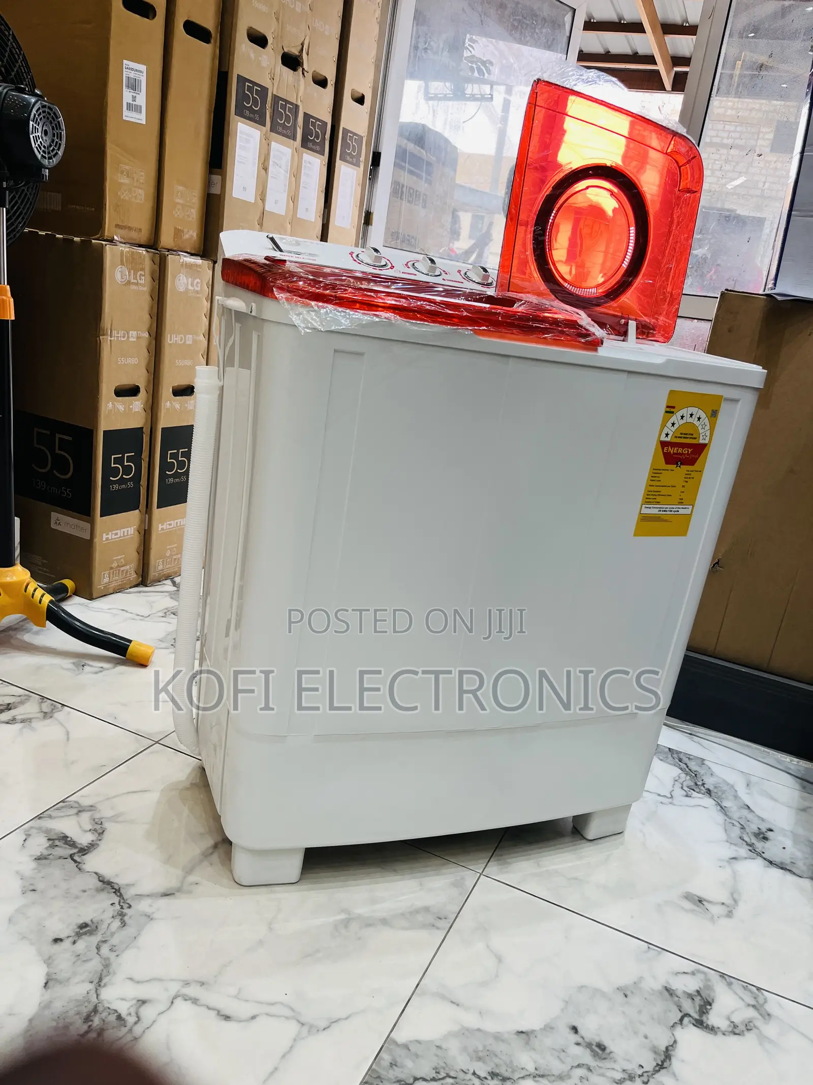 Energy Sufficient Nasco 8kg Washing Machine With Spin Dry.