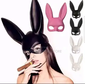 Halloween Rabbit Ears Half Mask