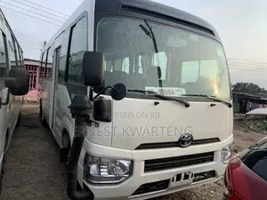 New Toyota Coaster 2024 White