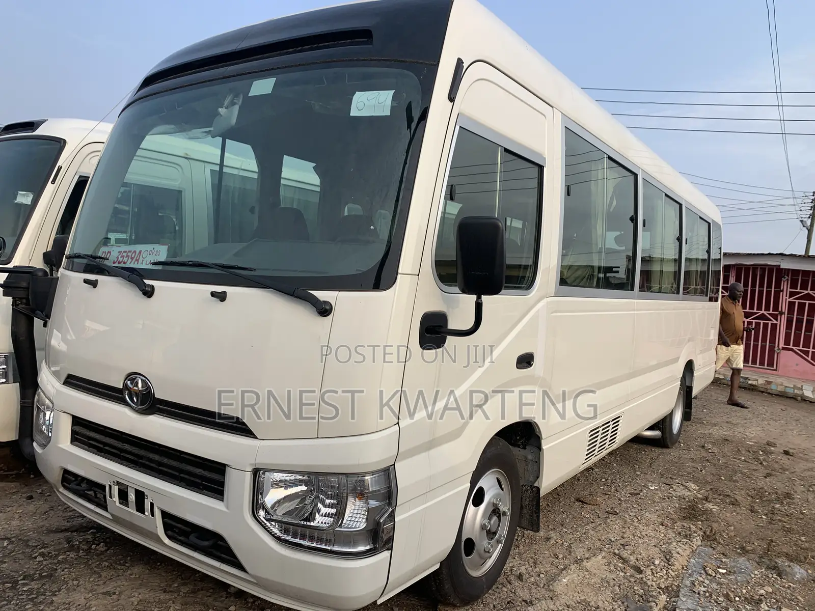New Toyota Coaster 2024 White