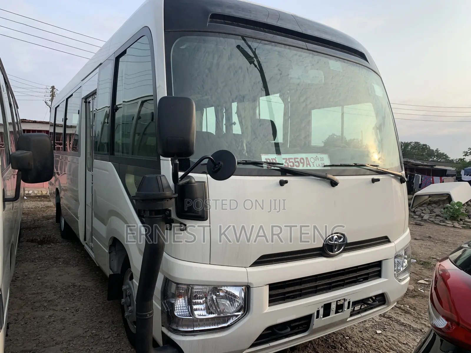New Toyota Coaster 2024 White