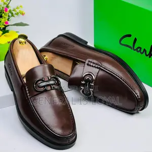 Clarks Dark Coffee Men’S Loafers