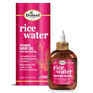 Difeel Rice Water Premium Hair Oil 2.5 Oz.