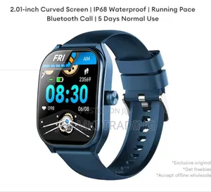 2.01" Curved Screen Smartwatch Men, Women, Bt Call, Ip68,