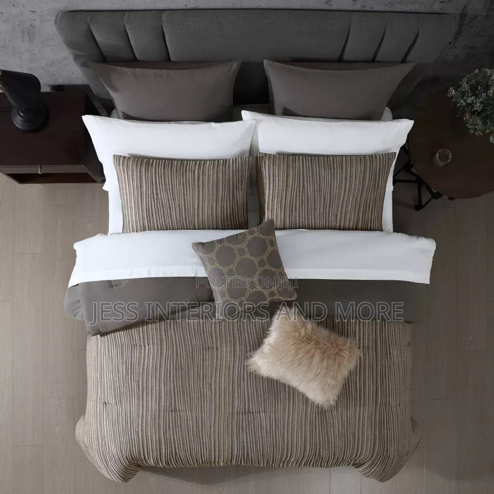 12pc Nylah Jacquard Bedding Set