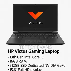 New Laptop HP Victus 15 16GB Intel Core I5 SSD 512GB