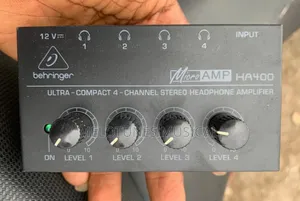 Behringer Ha400 Headphone Amplifier [4-Channel]