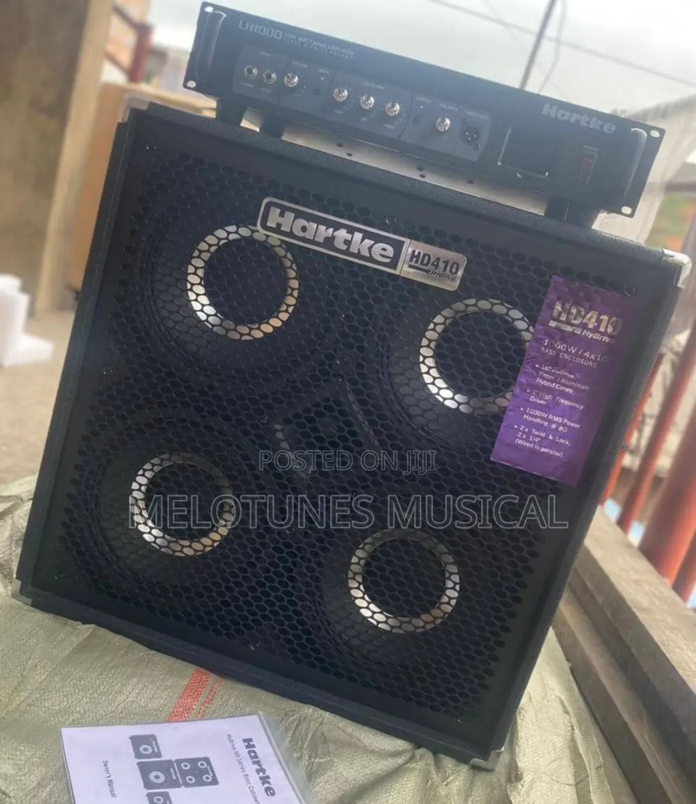Hartke Hydrive Hd410 4x10" Bass Combo