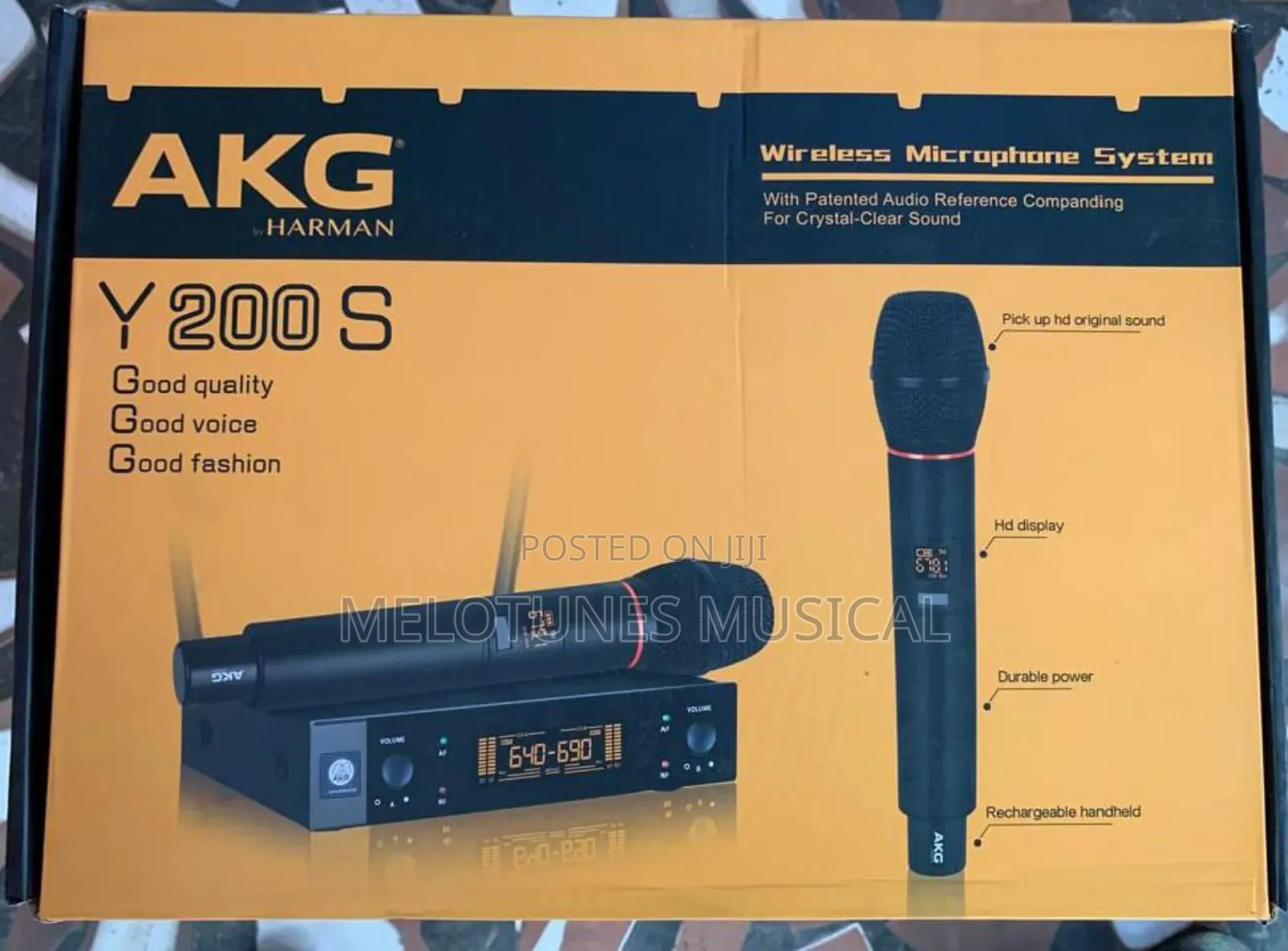 Akg Y200s Professional 2in1 Wireless Microphone System.