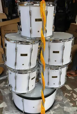 6-Piece Brass Band Set With Cymbals and Maze Stick