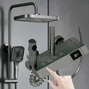 Digital Temperature Shower. Hot and Cold. Temperature Reading 8037
