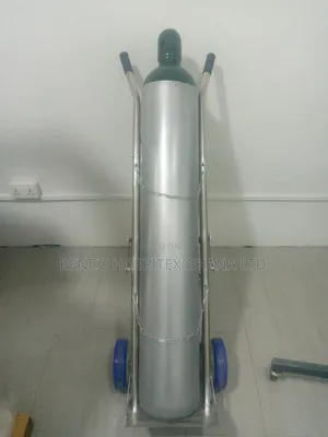 40 Litre Full Oxygen Cylinder (Complete With Trolley and Flowmeter)