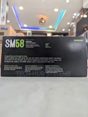 Shure Sm58 Pro XLR Dynamic Microphone