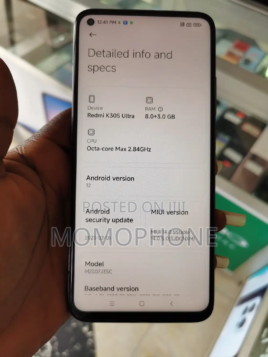 Xiaomi Redmi K30S 256 GB Black