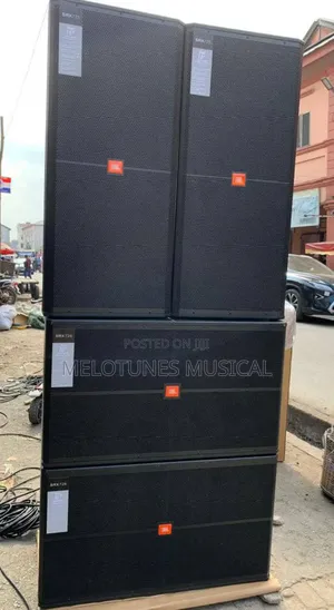Full Set of JBL Speakers With Full Amplifier Rack Set