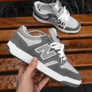 Men’S Grey New Balance 480 Trainers.