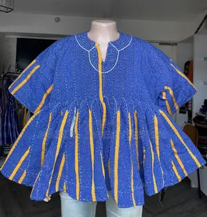 Blue and Yellow Smock