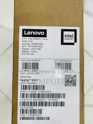 New Laptop Lenovo IdeaPad 1 8GB Intel Celeron SSD 256GB