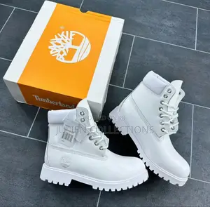 Timberland Boots Leather White