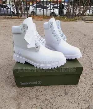 Timberland Boots Leather White