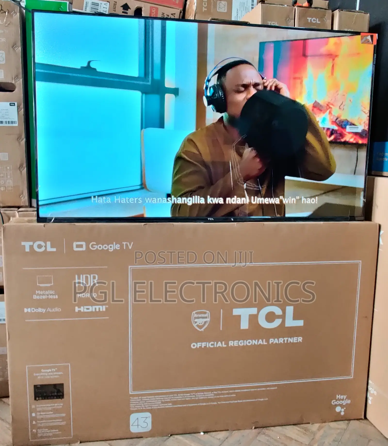 TCL All New 2025 Qled 43" Promo 43s5k Bluetooth 5.0, Wi-Fi,