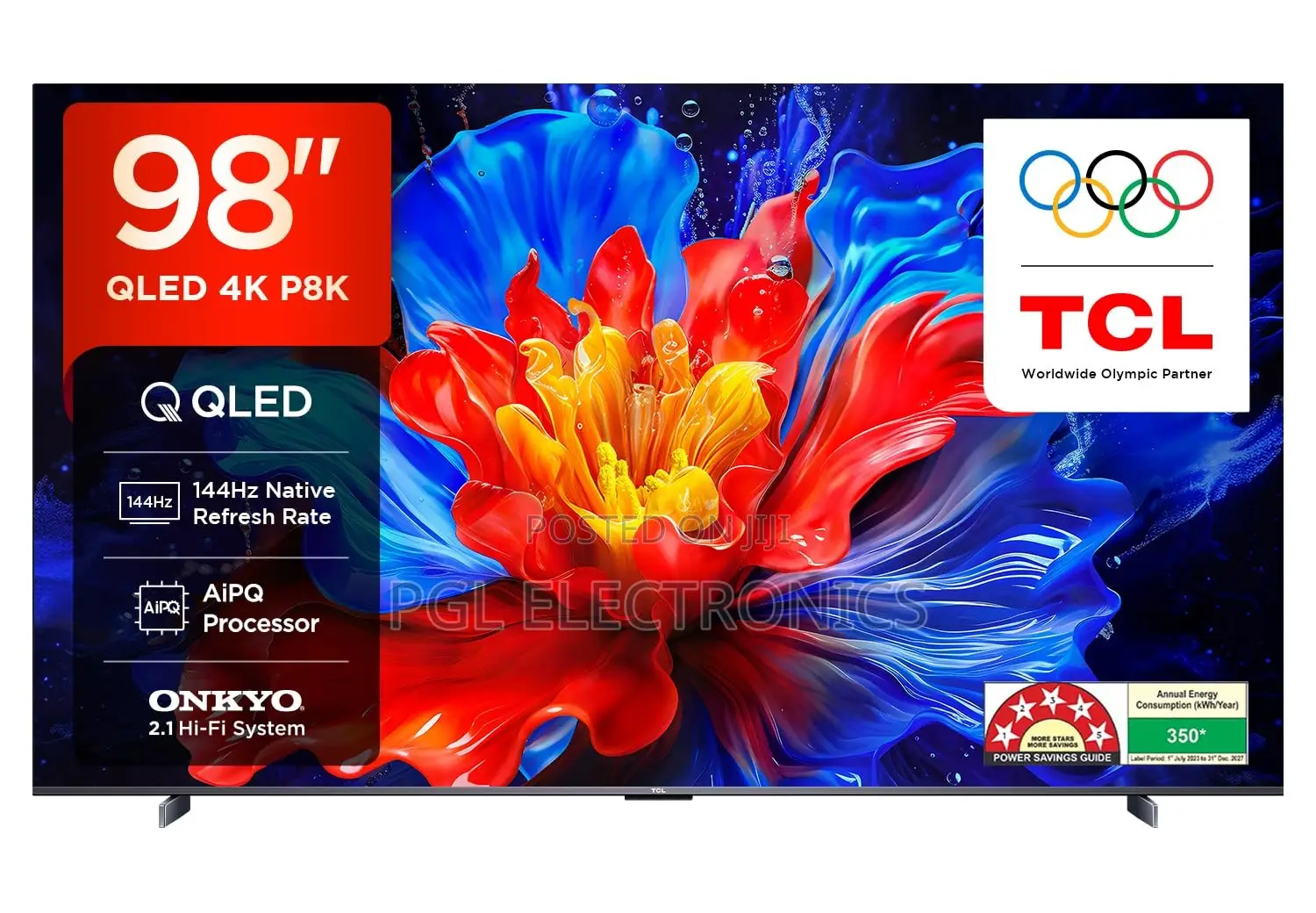 TCL 98 Inches Ultra Hd Smart 2025 Qled Google Tv 98p8k