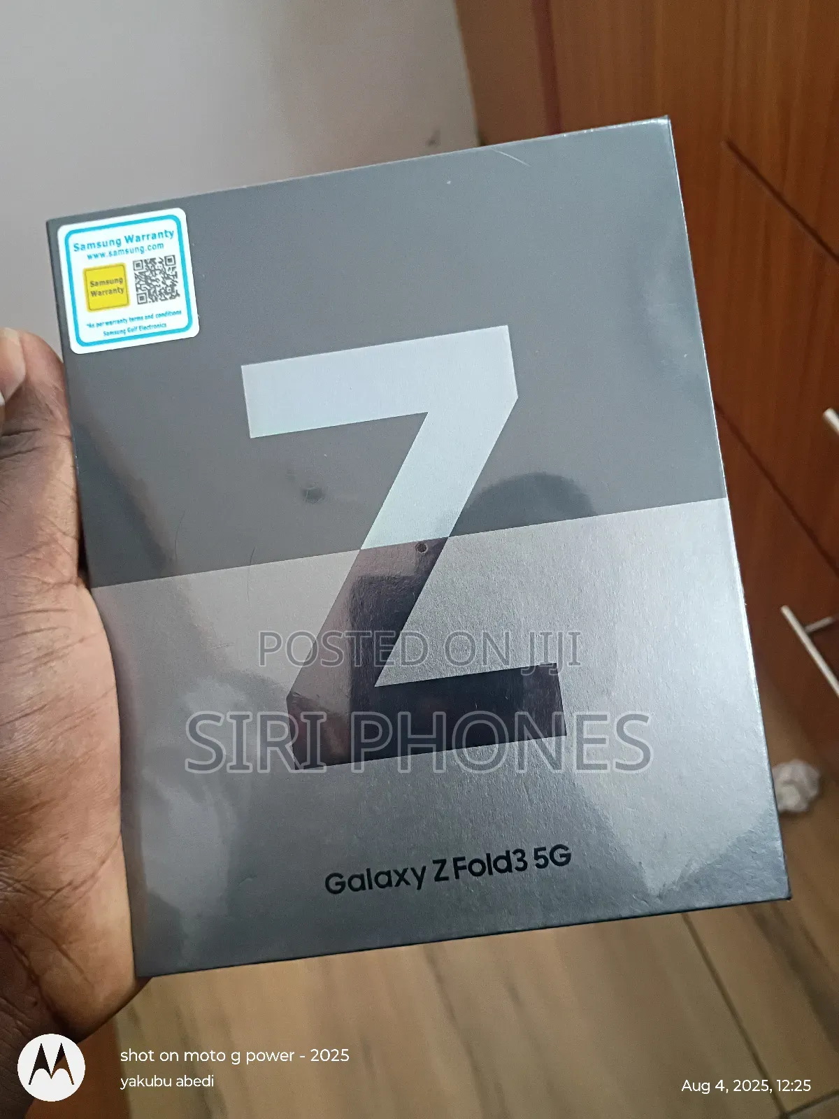 New Samsung Galaxy Z Fold 3 256 GB Black
